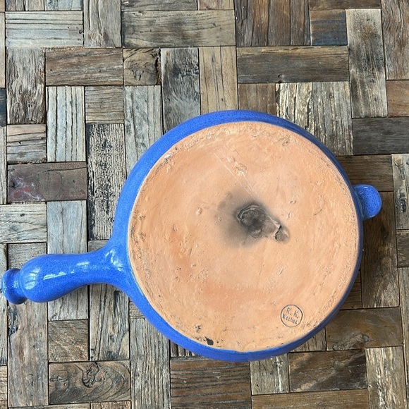 Blue Stoneware R.K. Wachau Pottery Austria Soup Chili Bowl 8 1/2” diameter - Picture 6 of 8